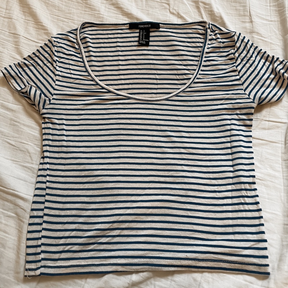 Stripped crop top
